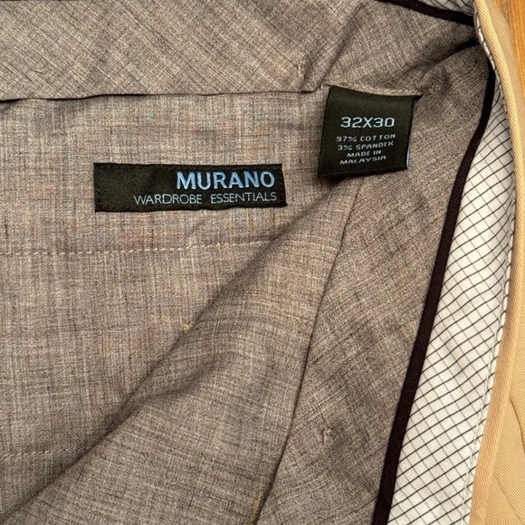 Murano Wardrobe Essentials Khaki Chino Pants Size 32x30 Business Career - Picture 6 of 6